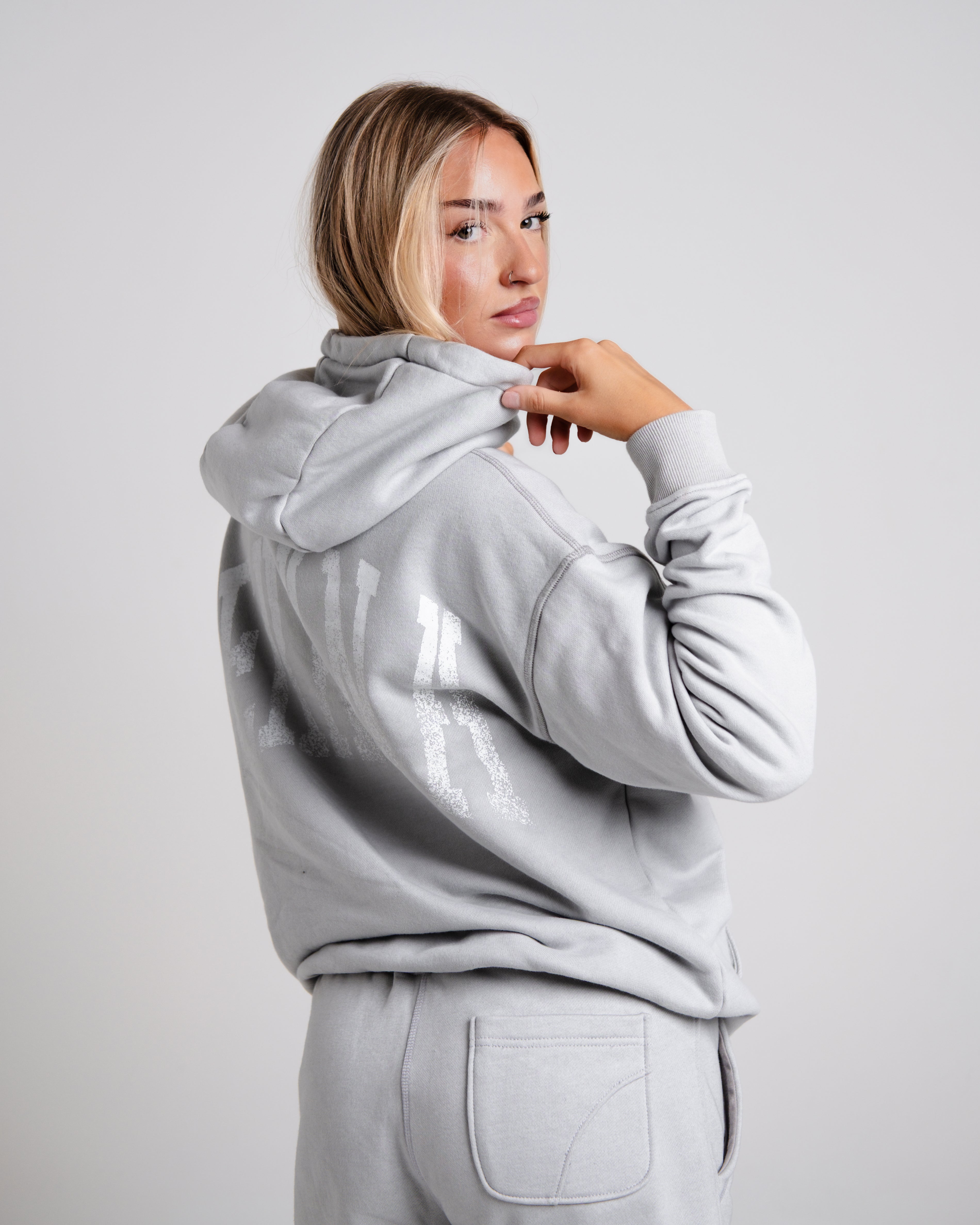 Unisex B-LVA Large Print Hoodie