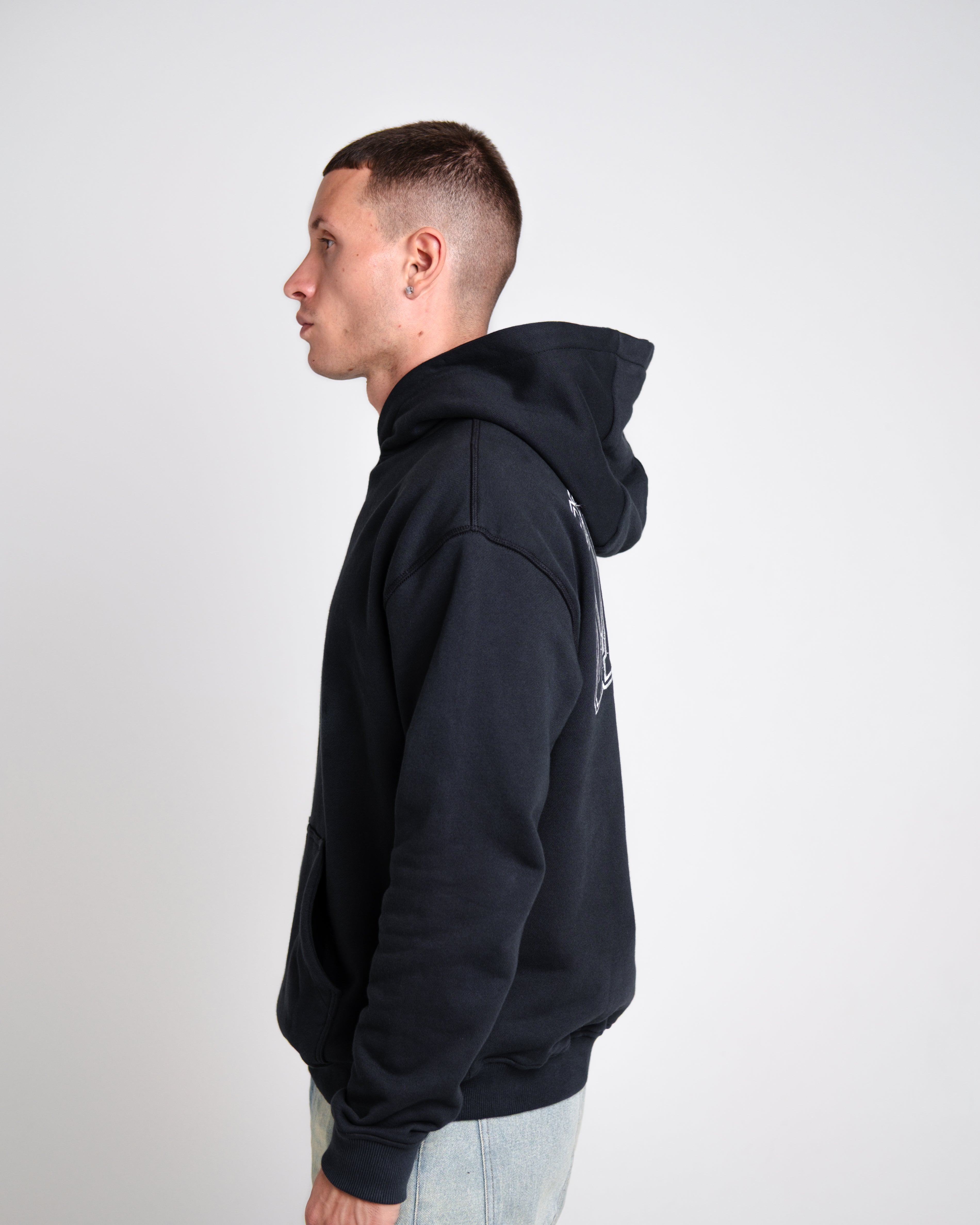 Unisex B-LVA Embroidery Hoodie