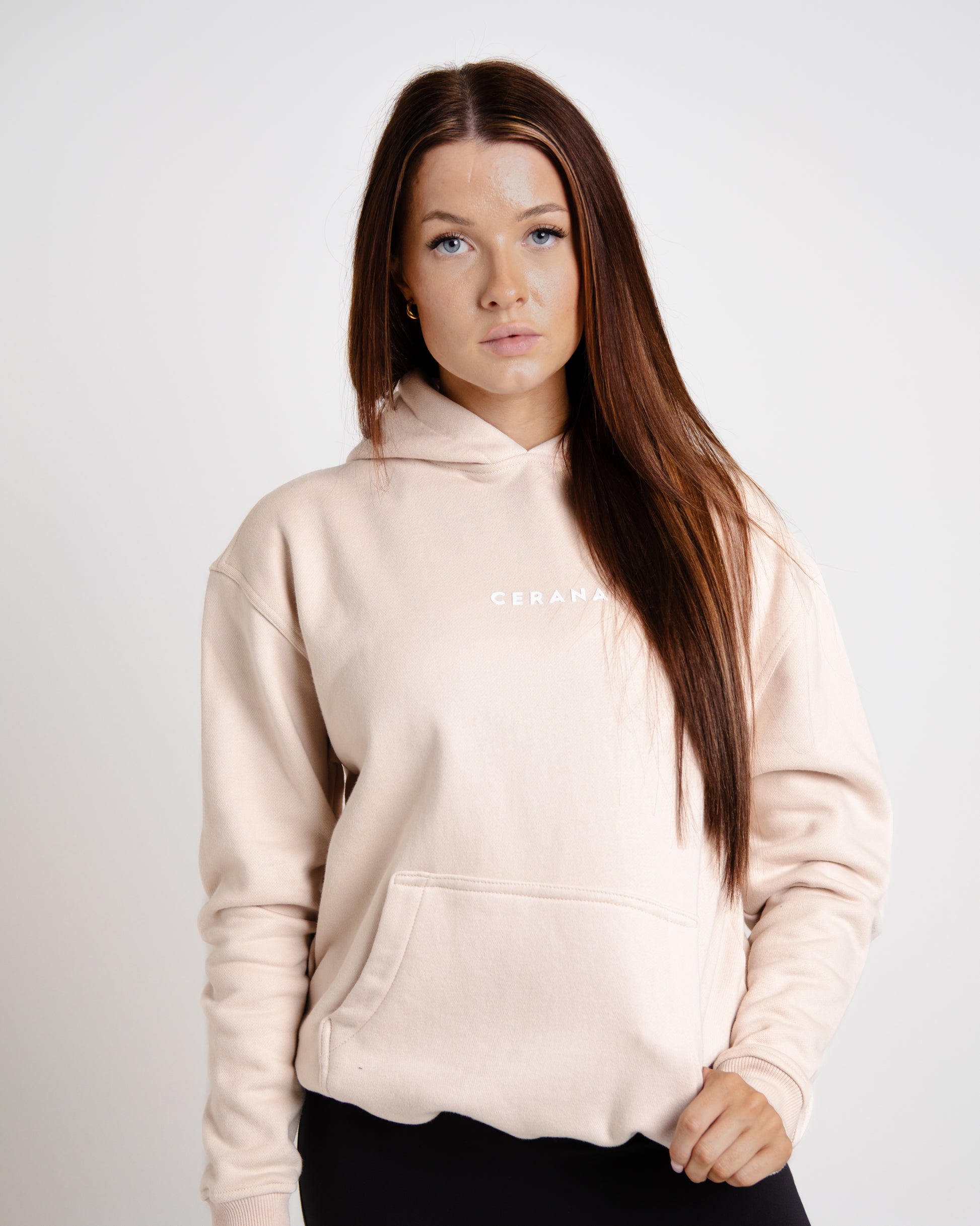 Unisex Essential Stack Logo Hoodie