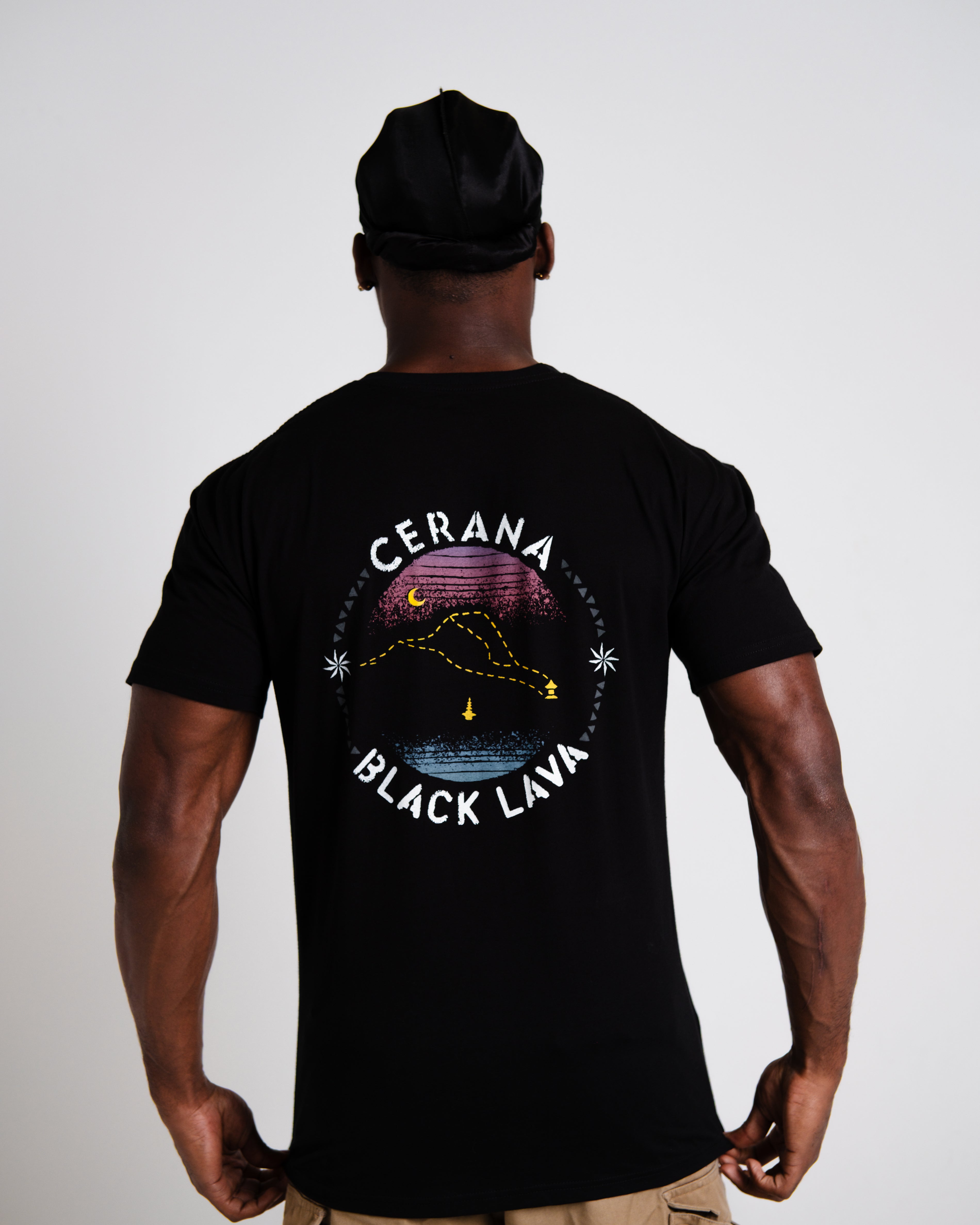 B-LVA Volcano Print T-Shirt