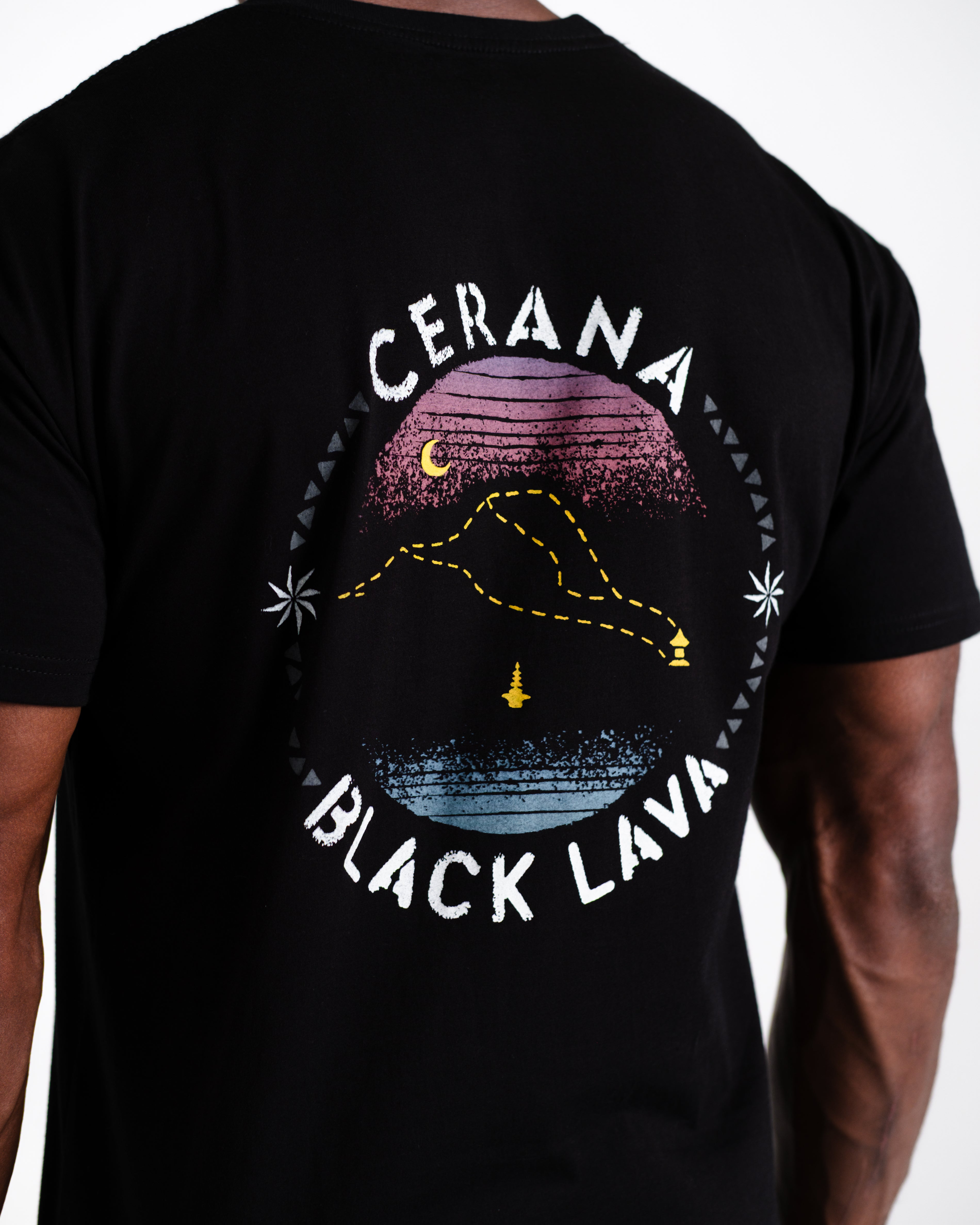 B-LVA Volcano Print T-Shirt