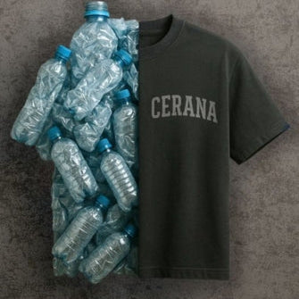 Earth-friendly fashion:  Made with recycled plastic