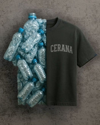 Earth-friendly fashion:  Made with recycled plastic