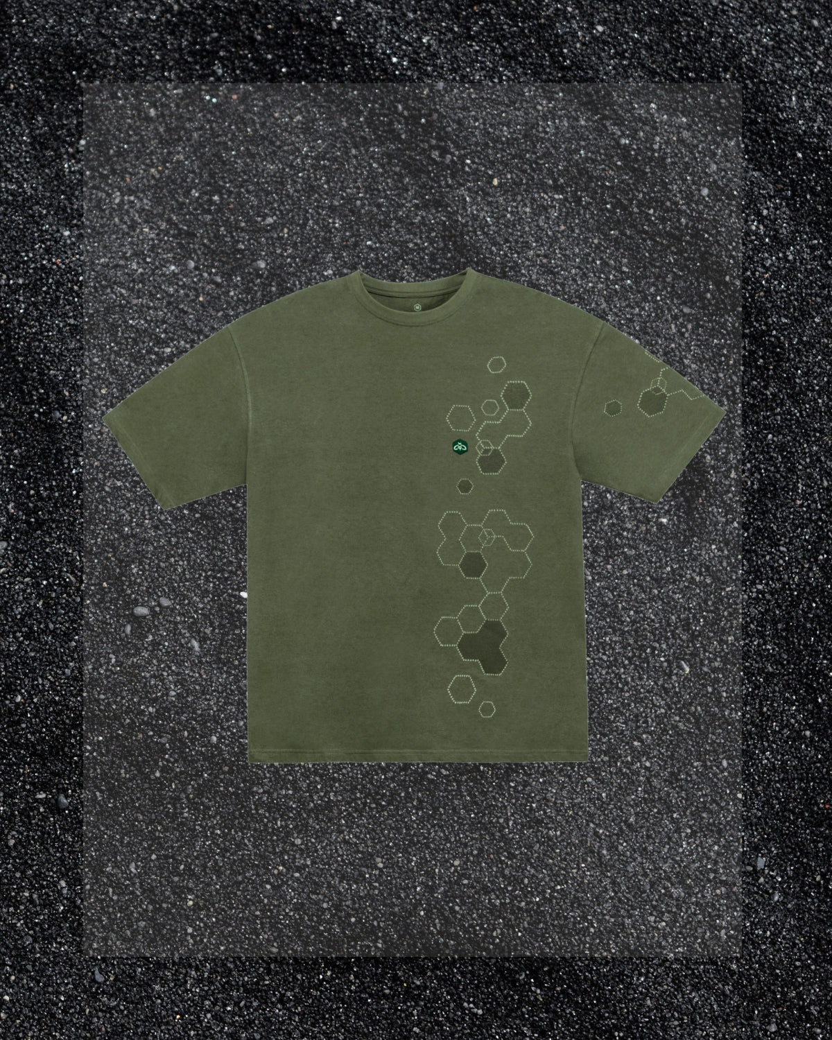Hemp Oversized Boxy Hex Tee