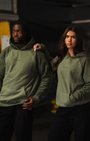 Hex Camo Hoodie Green