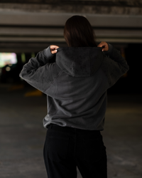 Hex Camo Hoodie Grey