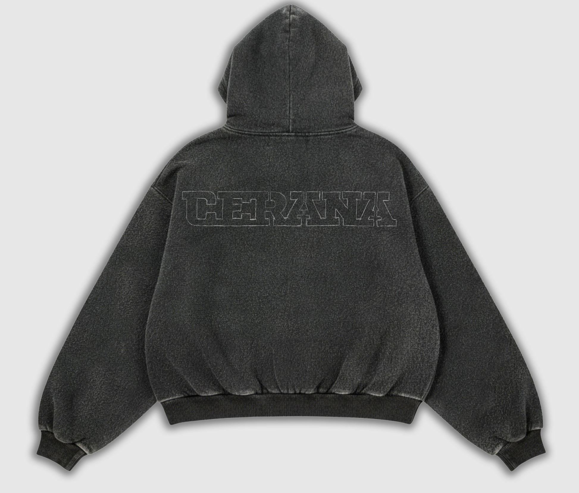 Cozy Zigzag logo Hoodie