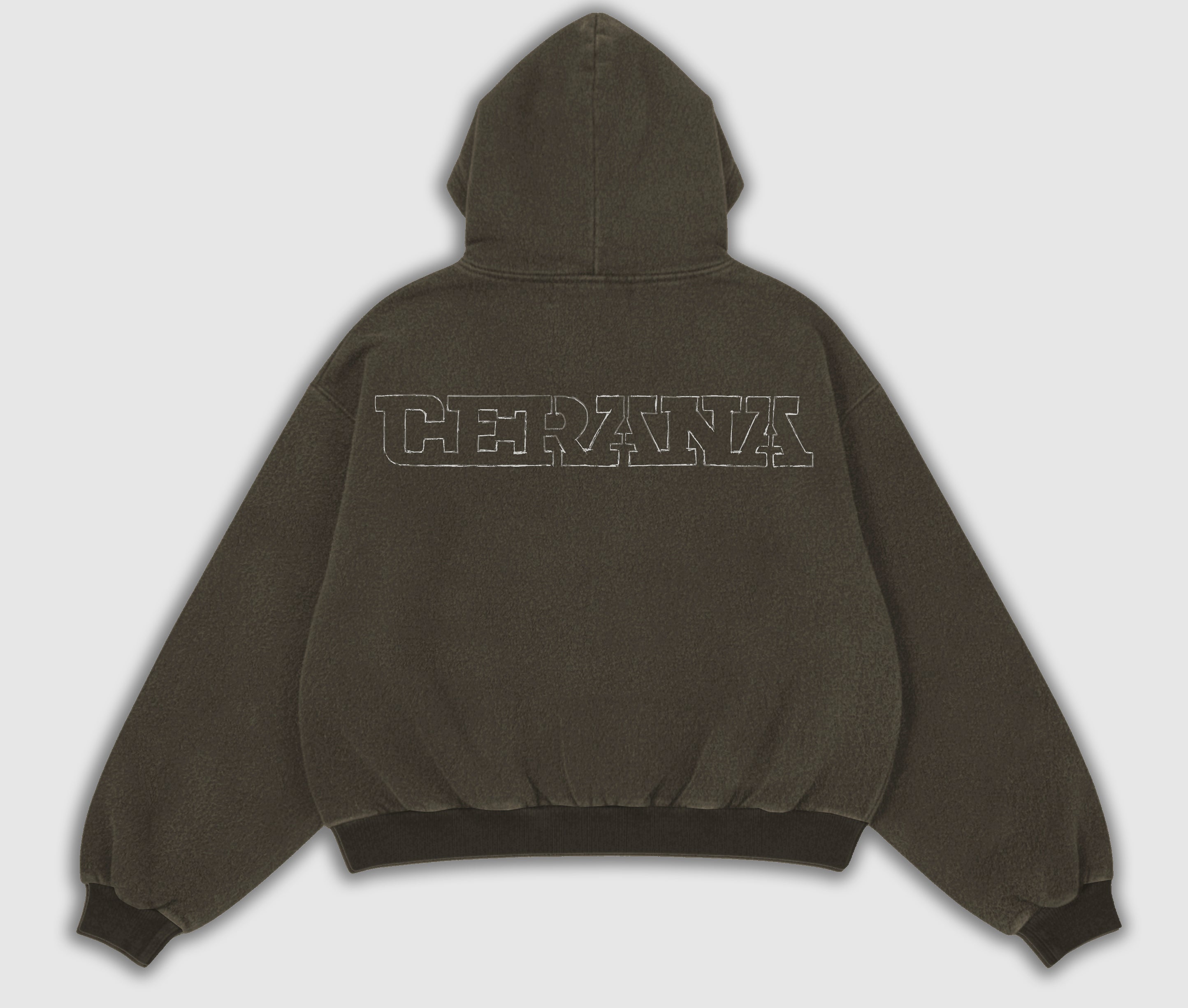 Cozy Zigzag logo Hoodie