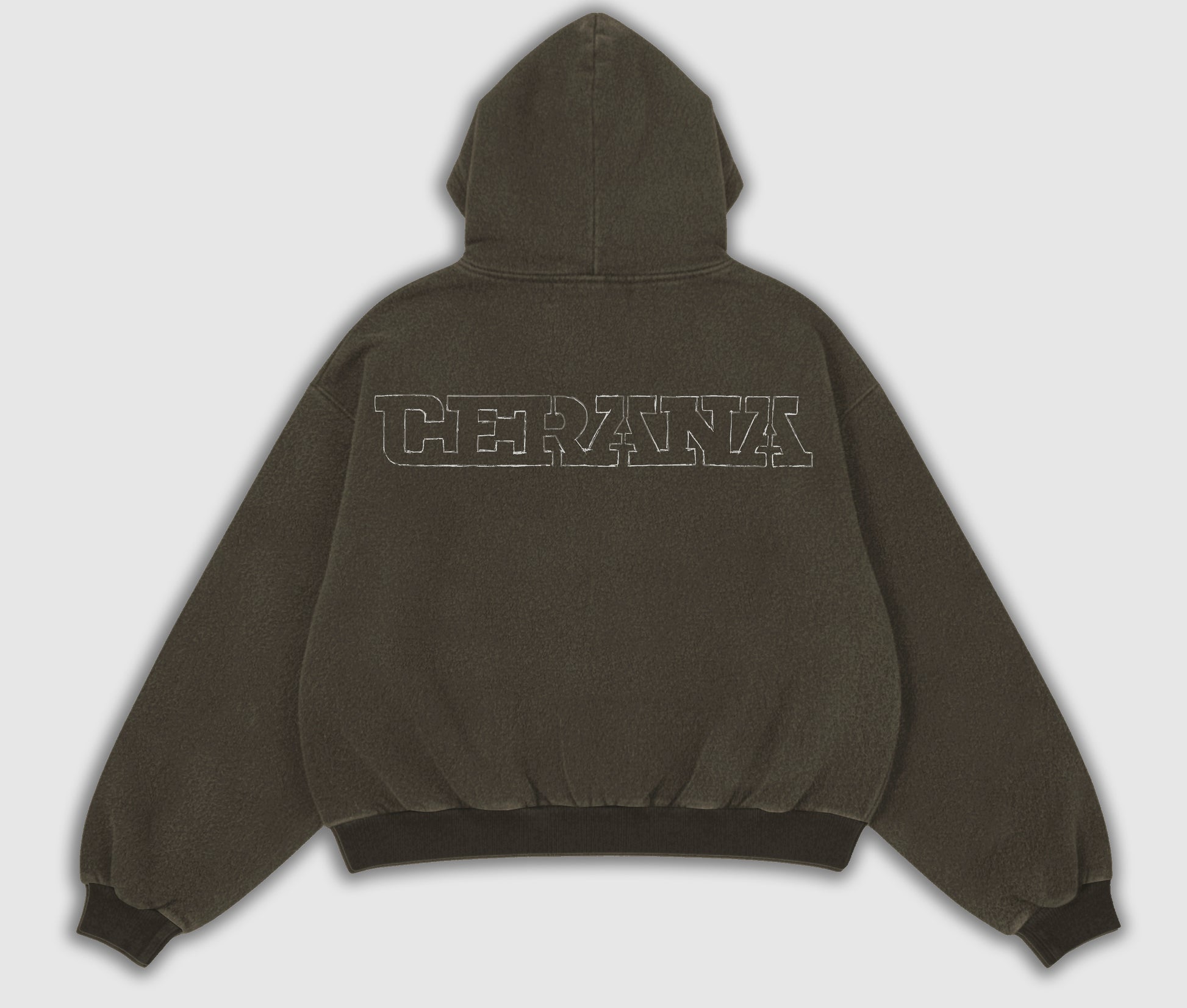 Cozy Zigzag logo Hoodie