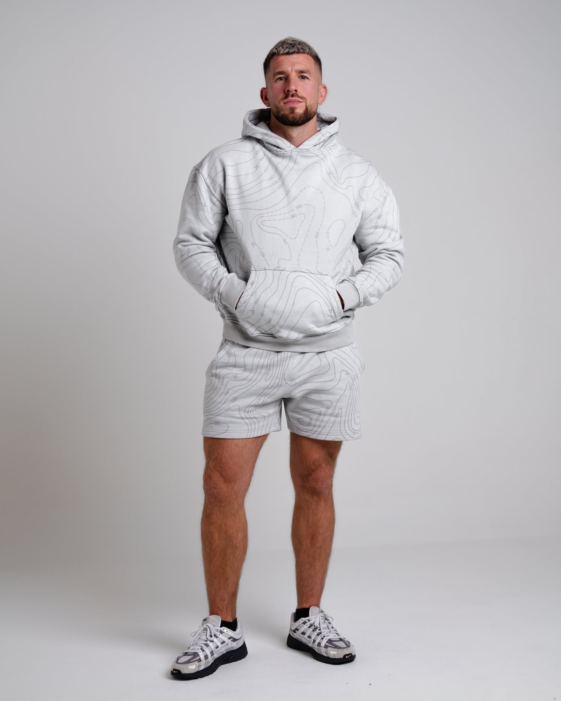 Unisex B-LVA Topo Map Hoodie