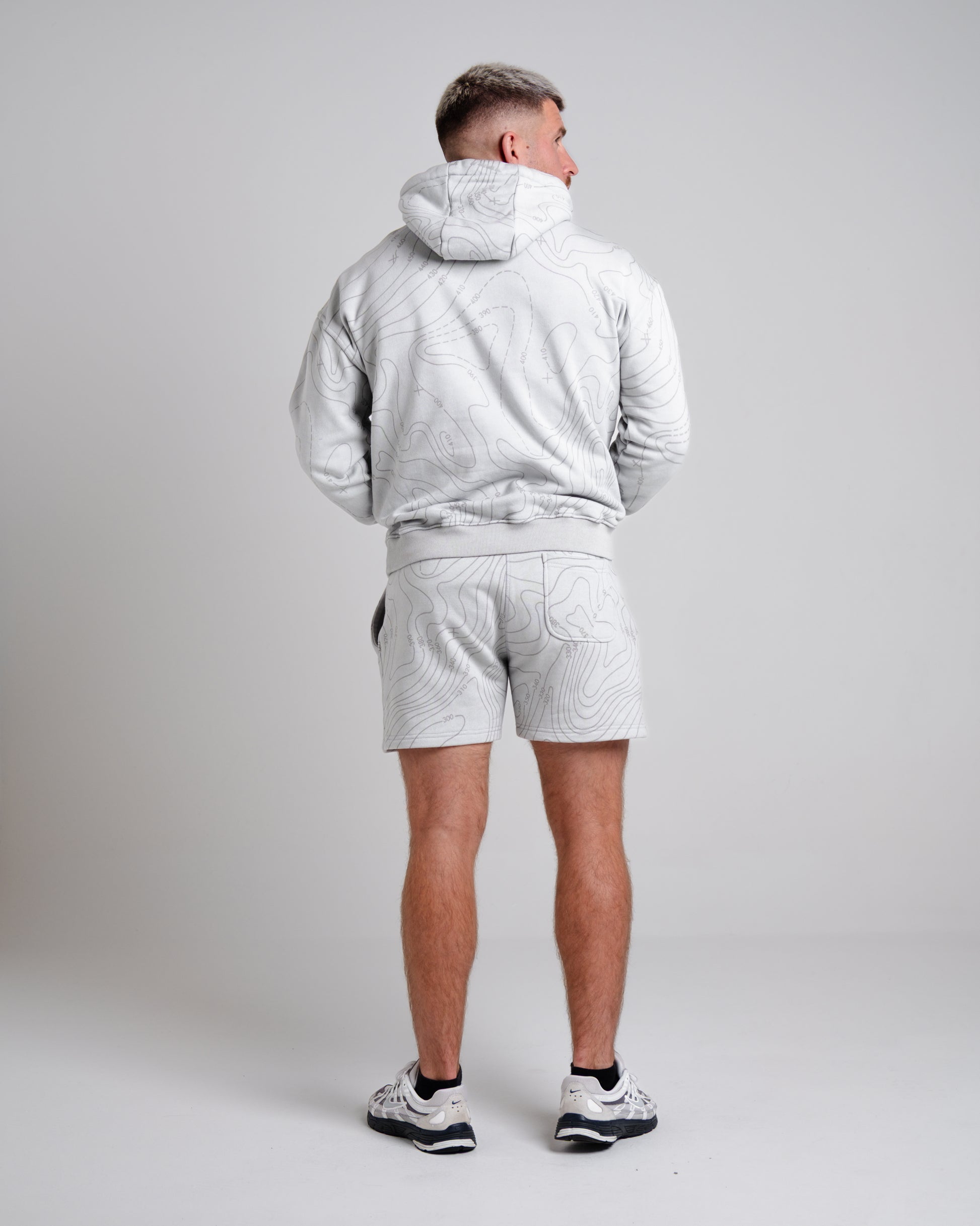 Unisex B-LVA Topo Map Shorts