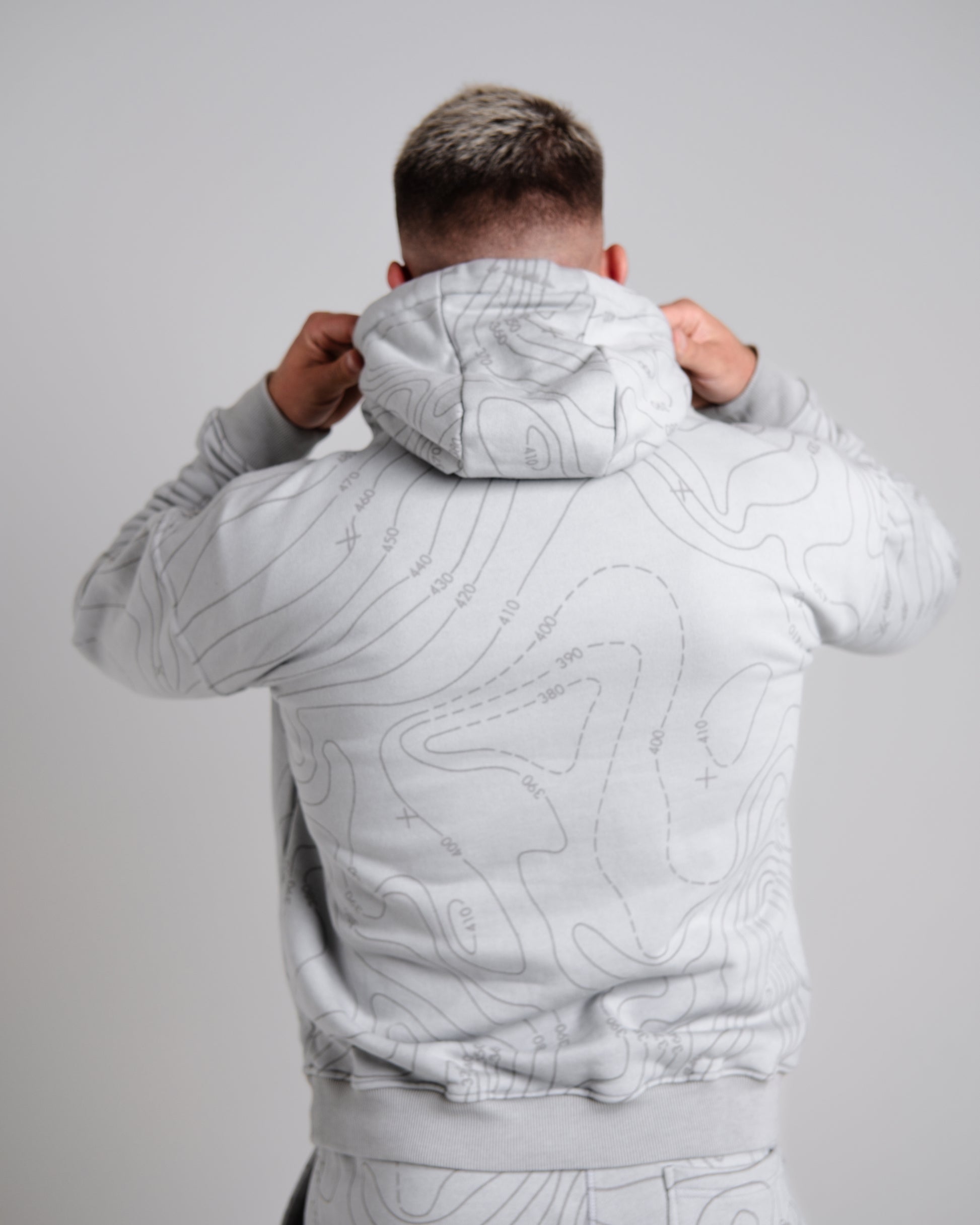 Unisex B-LVA Topo Map Hoodie