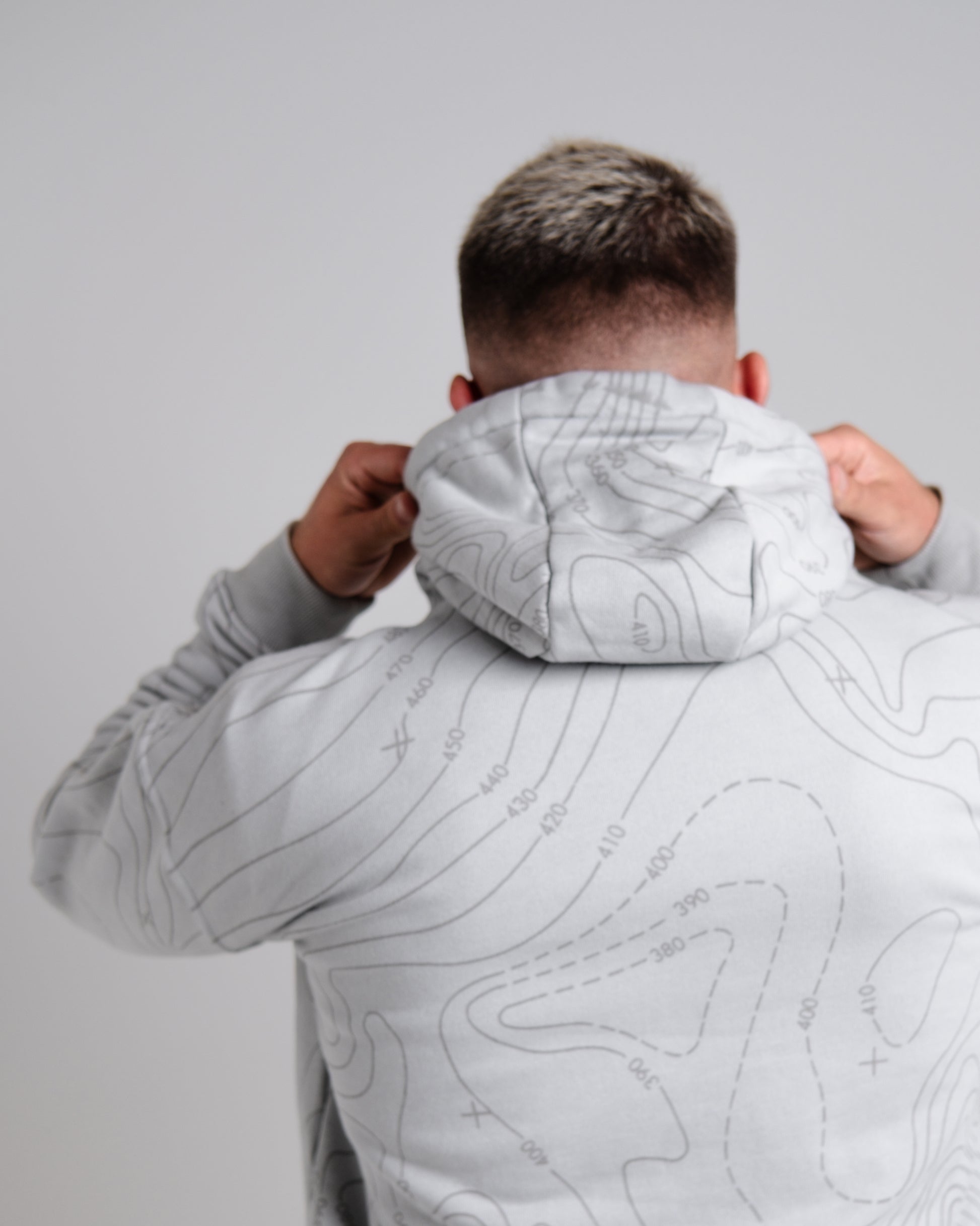 Unisex B-LVA Topo Map Hoodie