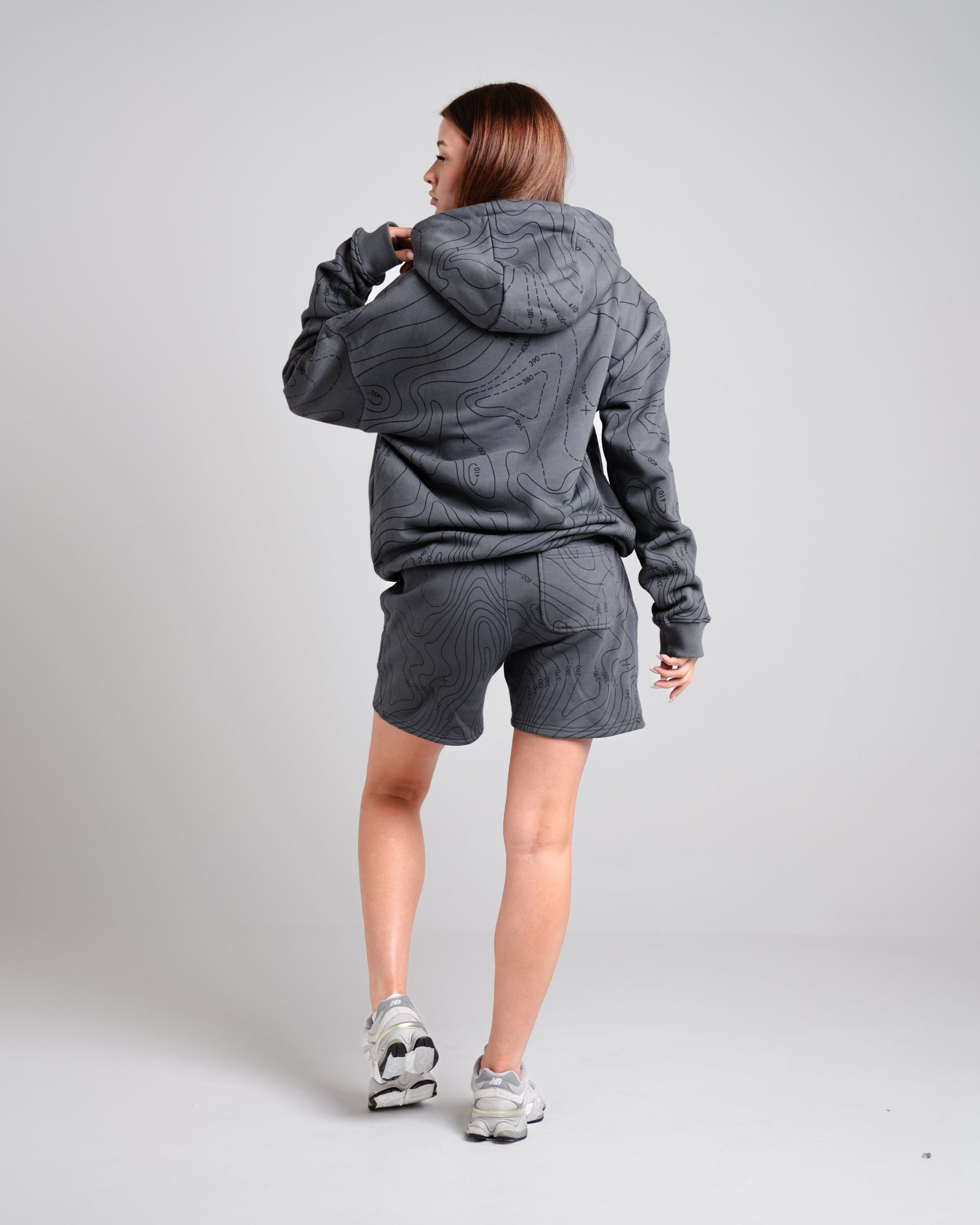 Unisex B-LVA Topo Map Hoodie
