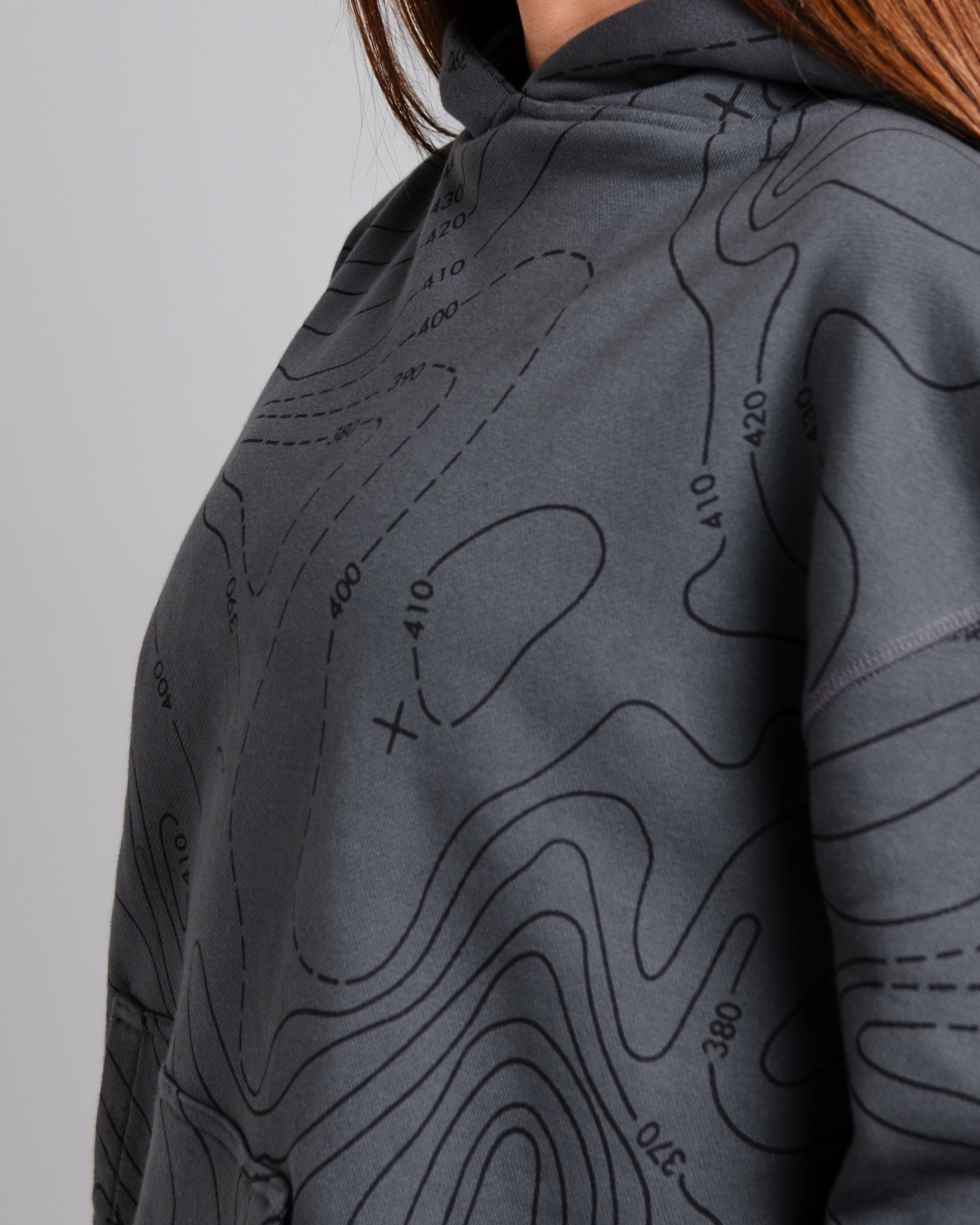 Unisex B-LVA Topo Map Hoodie