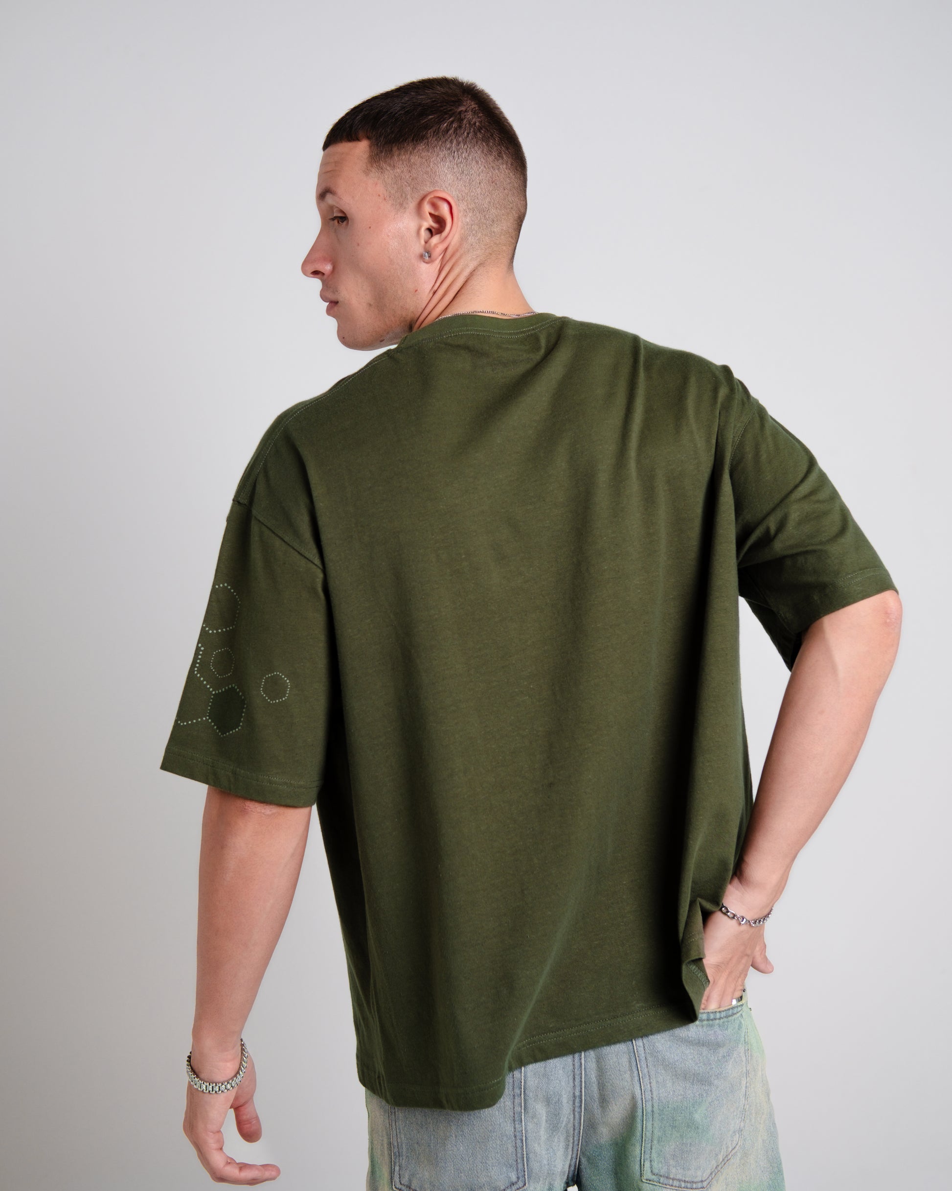 Hemp Oversized Boxy Hex Tee