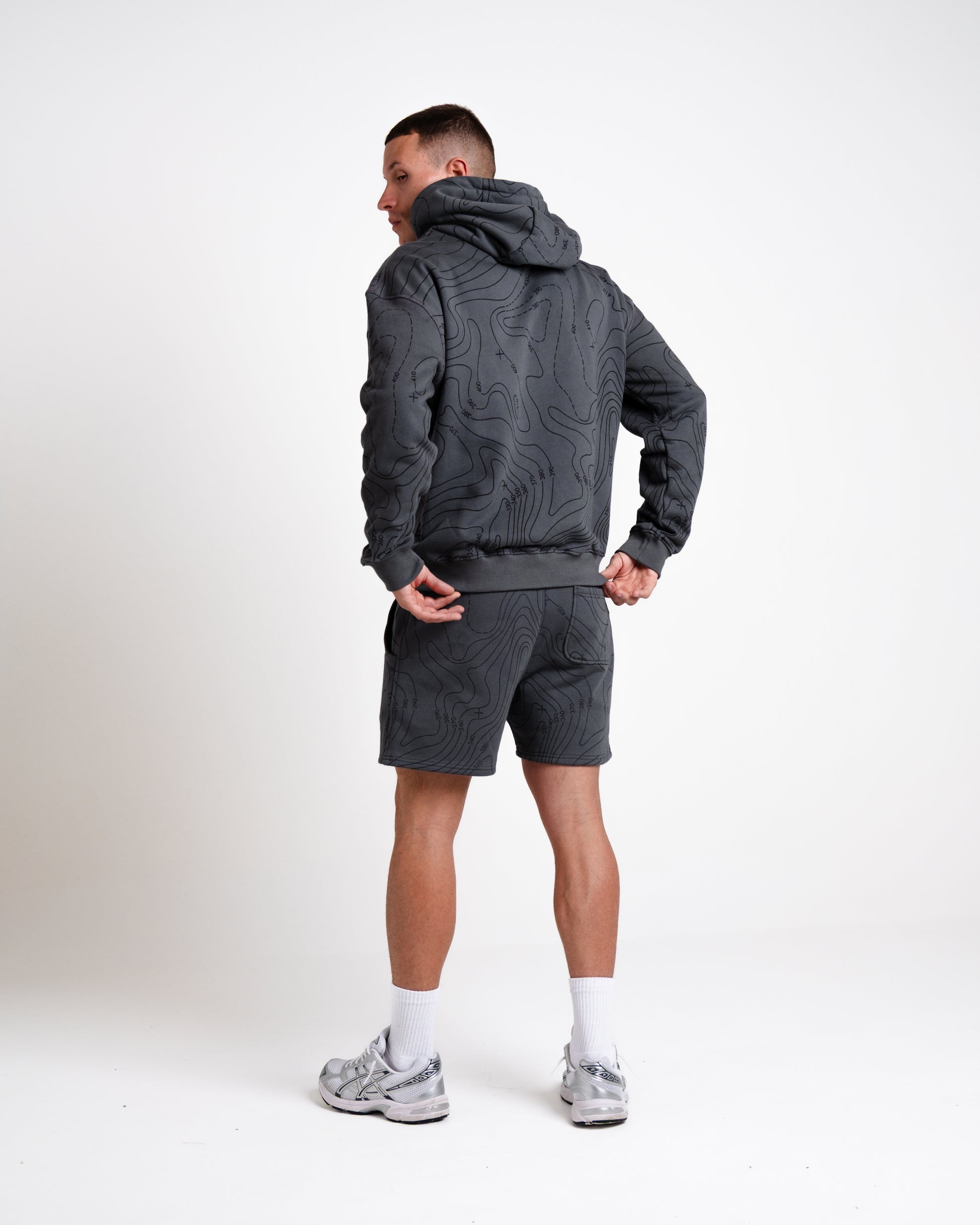 Unisex B-LVA Topo Map Hoodie