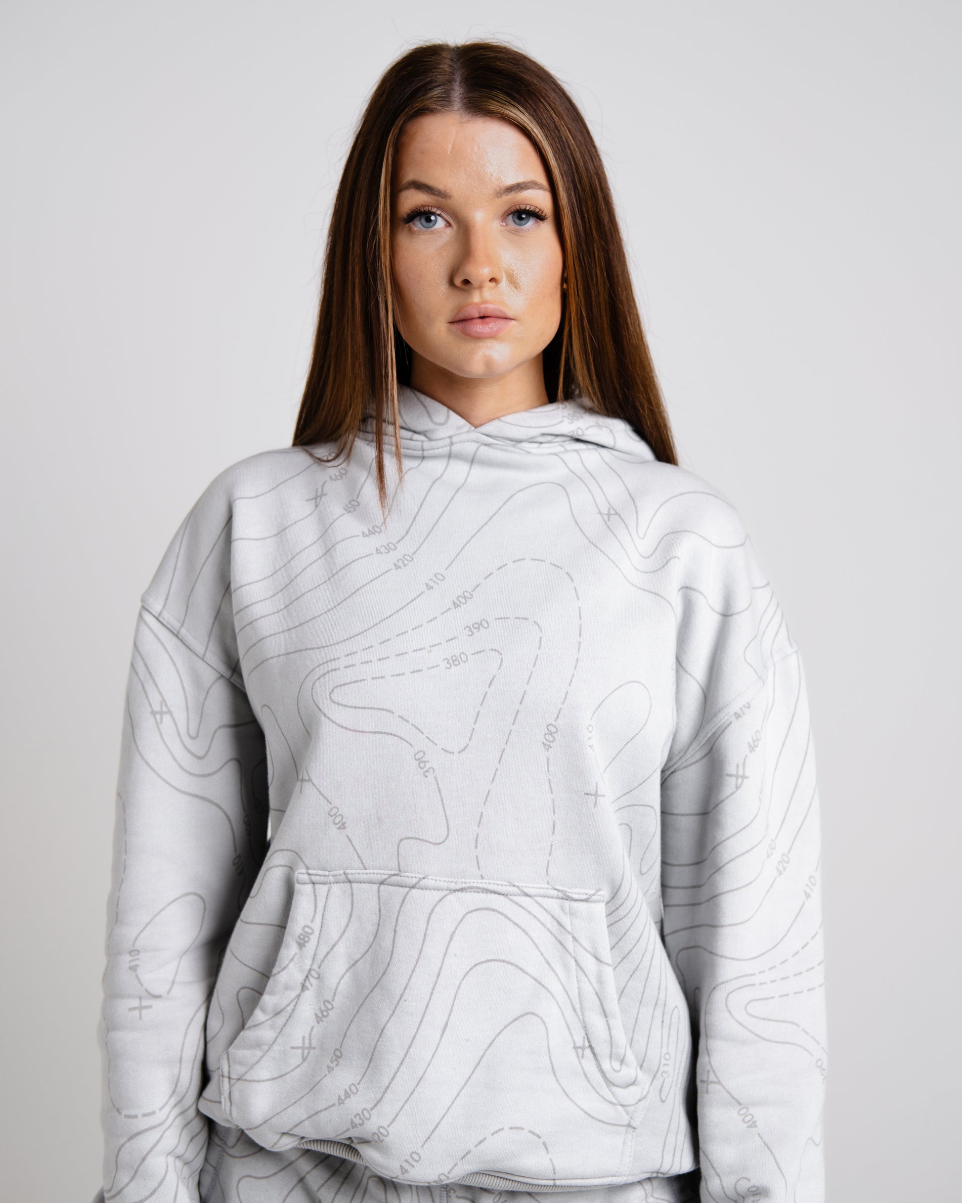 Unisex B-LVA Topo Map Hoodie