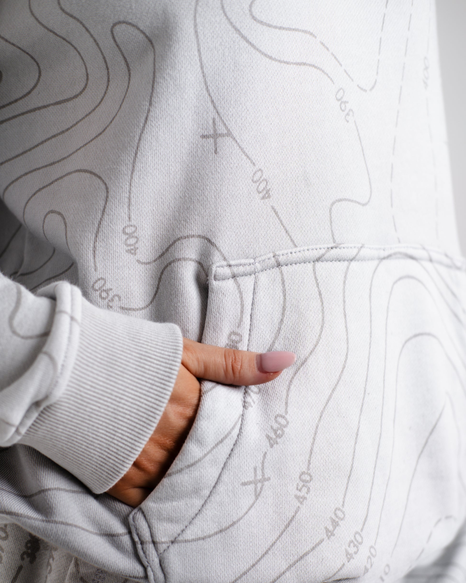 Unisex B-LVA Topo Map Hoodie