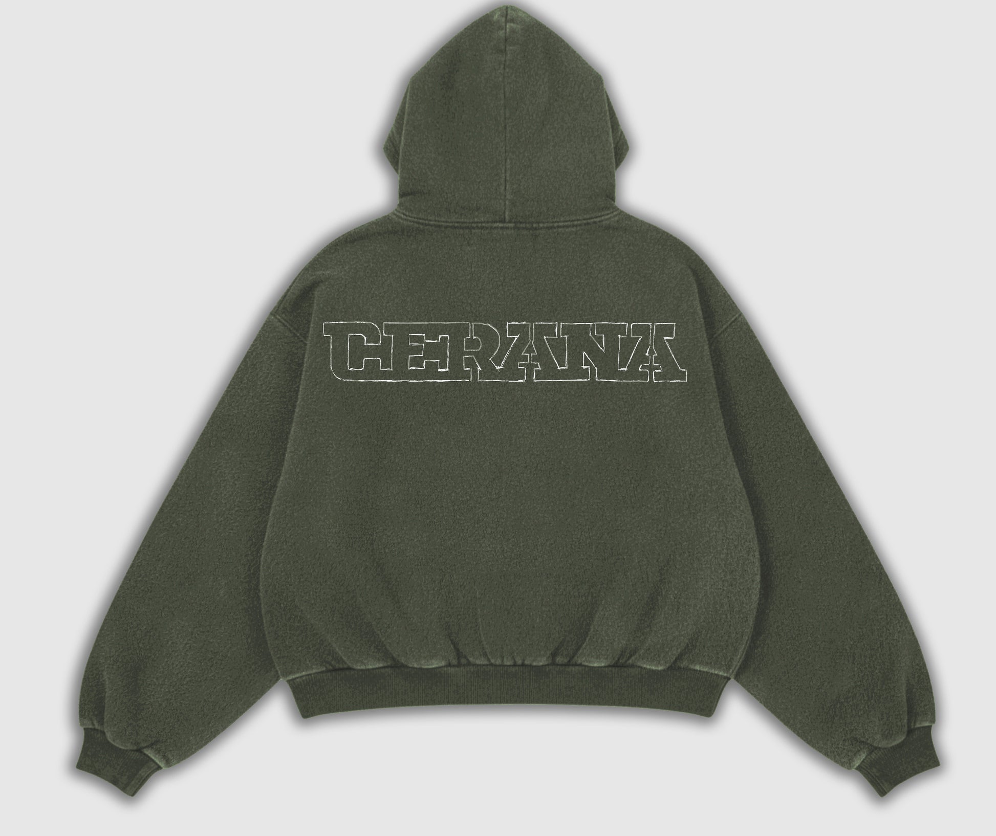 Cozy Zigzag logo Hoodie